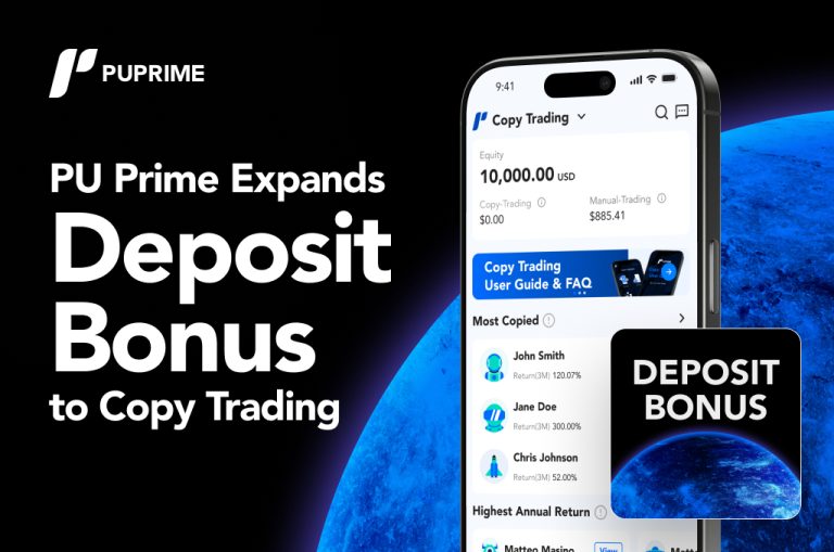 PU Prime Expands Deposit Bonus Promotion to Copy Trading Accounts